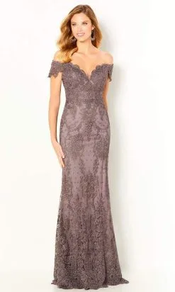 Mon Chéri Mon Cheri - Corded Lace Mermaid Gown 220631