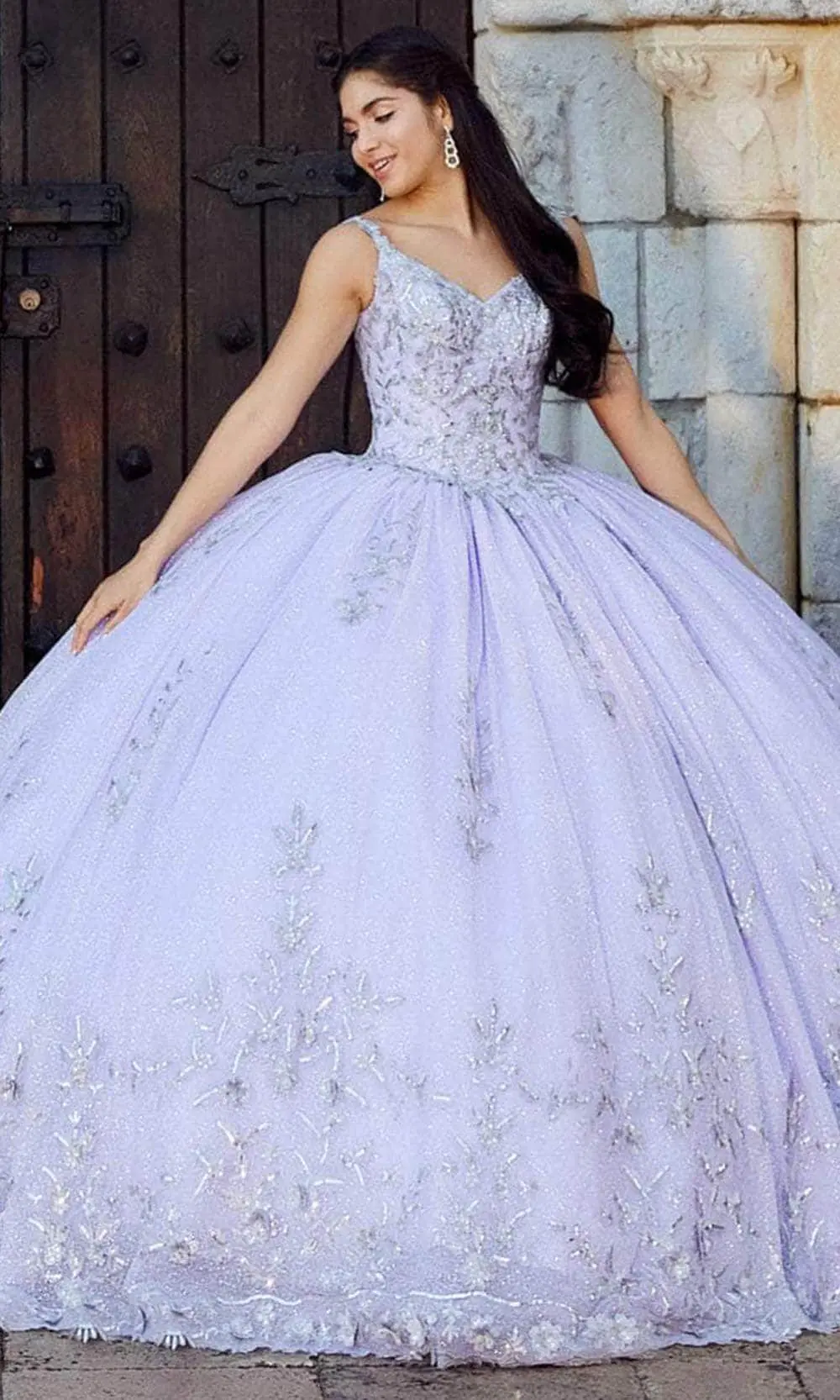 Quinceanera Collection 26040 - Sleeveless V-Neck Ballgown 1 Quinceanera Collection 26040 - Sleeveless V-Neck Ballgown