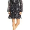 Sam Edelman 11F401 - Pleated Floral Casual Dress