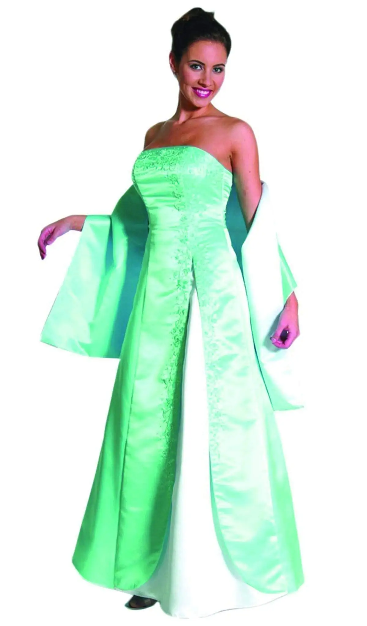 Aspeed Design - Strapless Beaded Underlay A-Line Gown 3 Aspeed Design - Strapless Beaded Underlay A-Line Gown - Image 3