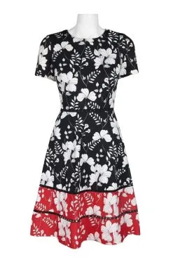 Taylor - 1204M Short Sleeves Floral Print Stretch Crepe Dress 11 Taylor - 1204M Short Sleeves Floral Print Stretch Crepe Dress -Hot Sale WEDDING Store taylor 1204m short sleeves floral print stretch crepe dress special occasion dress 7739166163027