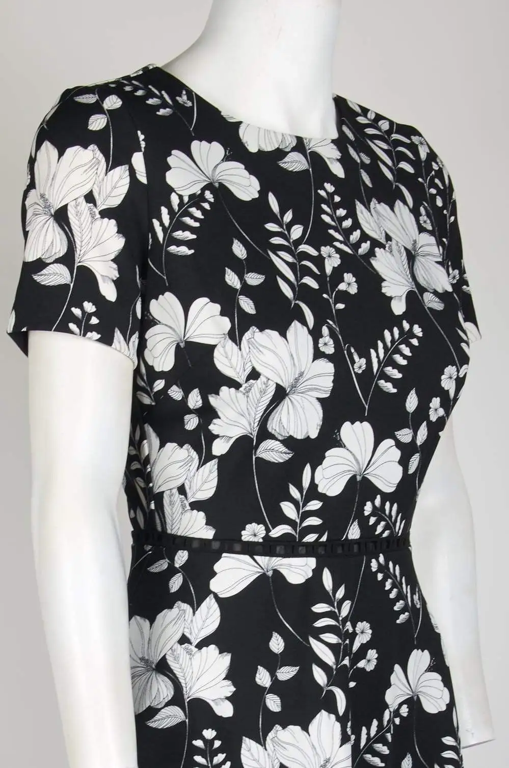 Taylor - 1204M Short Sleeves Floral Print Stretch Crepe Dress 7 Taylor - 1204M Short Sleeves Floral Print Stretch Crepe Dress - Image 7